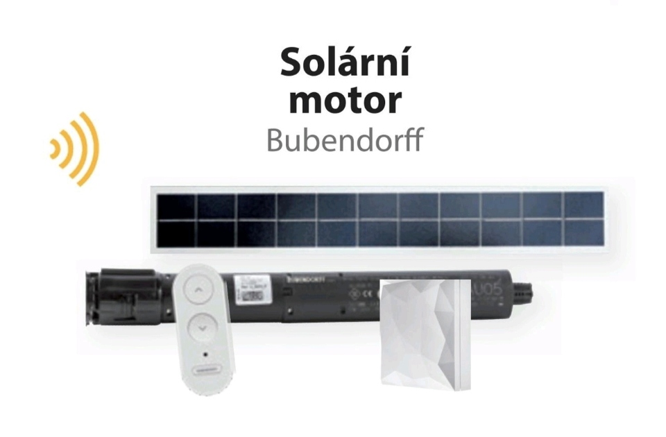Ovládání a automatizace - Předokenní rolety Solar