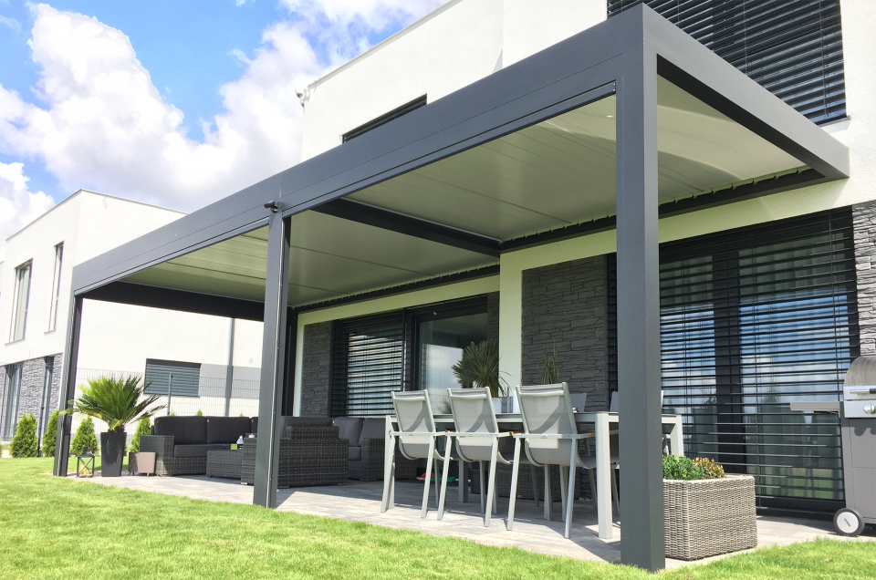 VÍCEMODULOVÁ REALIZACE - Bioklimatická pergola NEW VÍCEMODULOVÁ REALIZACE - Bioklimatická pergola NEW